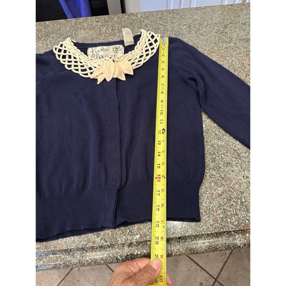 Anthropologie's Blooming Lattice Cardigan by field flower size M faculty - Picture 11 of 11